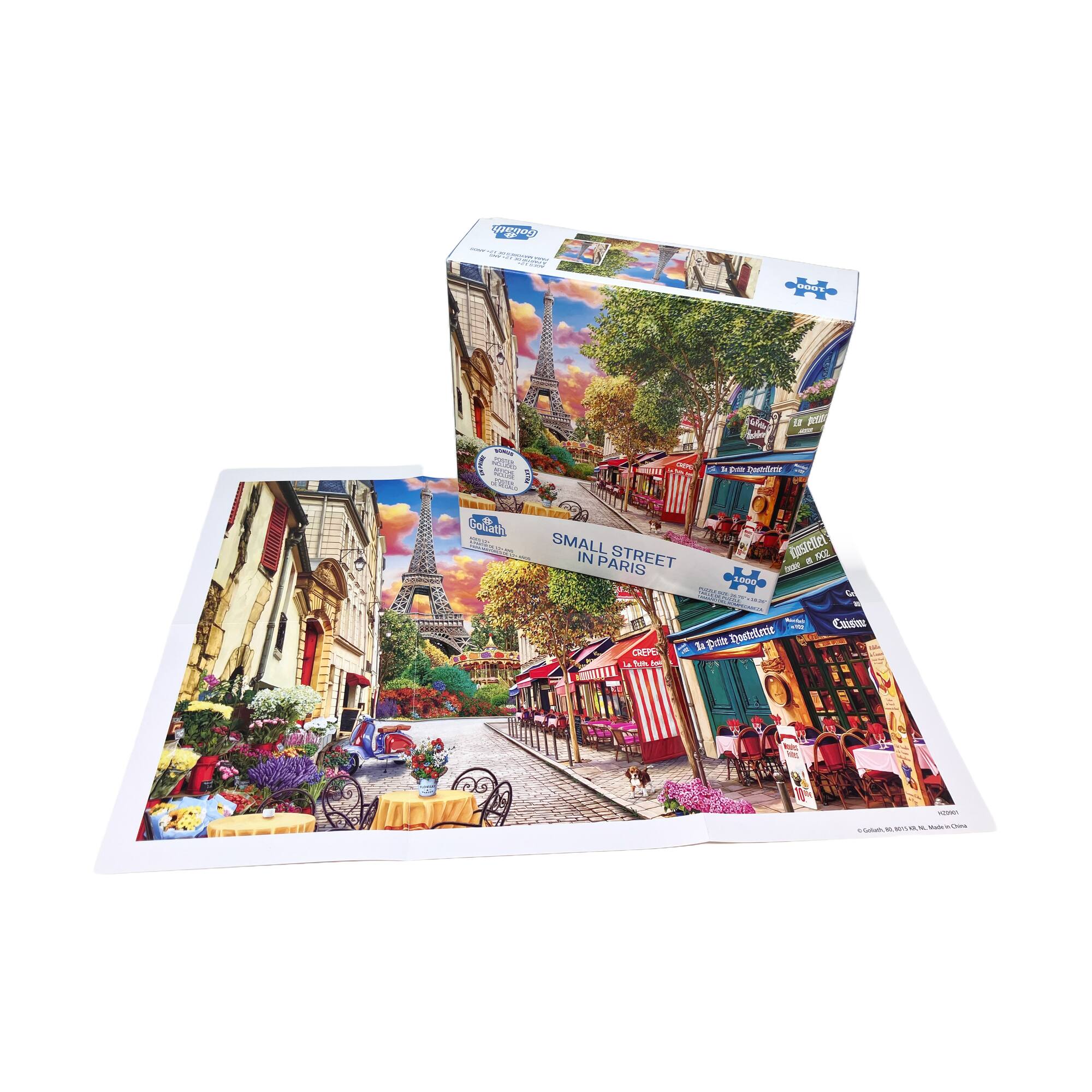 Small Street in Paris: 1000 Pcs